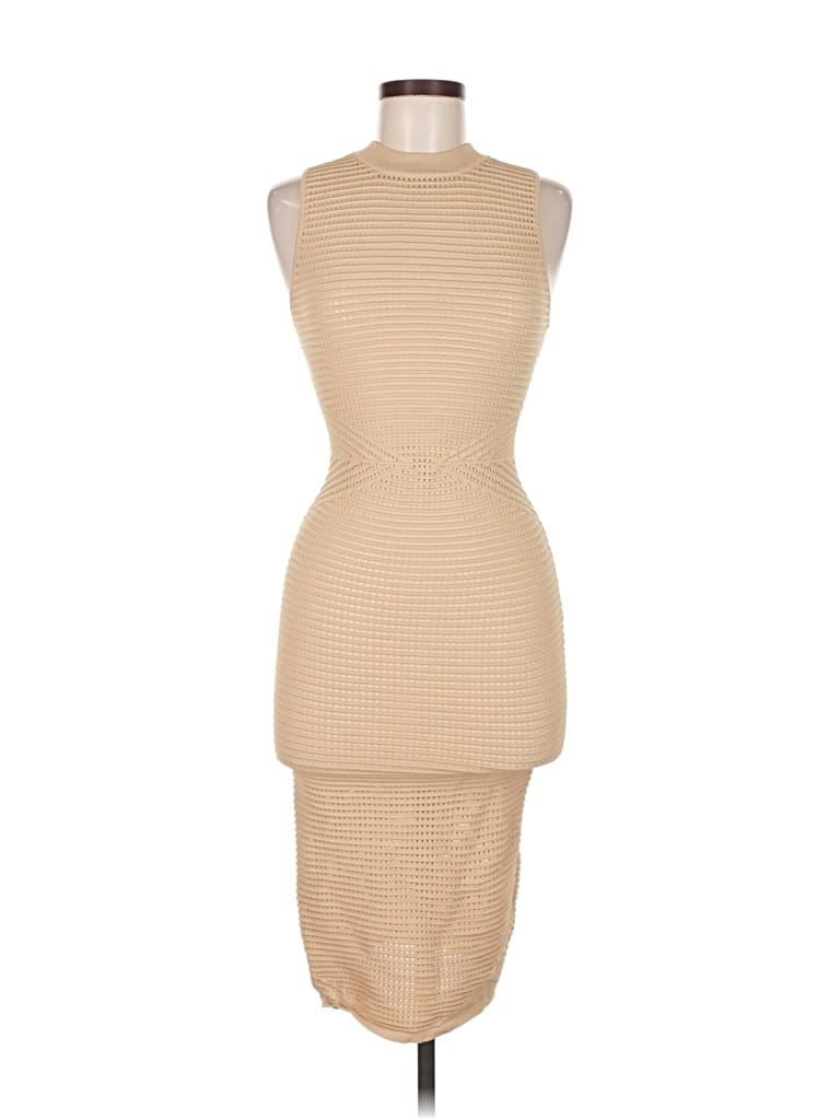 Pre-owned Hera Collection Cocktail Dress In Brown