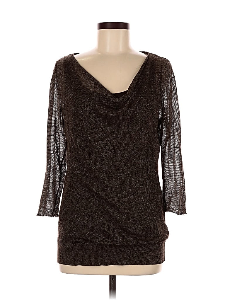 Pre-owned Coldwater Creek Cardigan Sweater In Brown