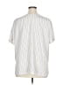Rena Rowan 100% Polyester Stripes White Short Sleeve Top Size 16 - photo 2