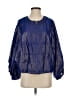 Elevenses Solid Blue Kimono Size XS - photo 1