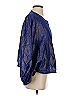 Elevenses Solid Blue Kimono Size XS - photo 4