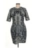 Baraschi Paisley Gray Cocktail Dress Size 8 - photo 2