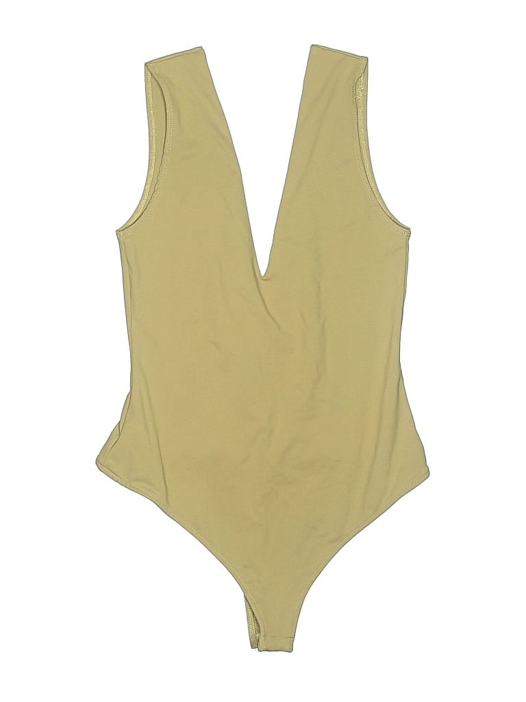 Pre-owned Intimately By Free People Bodysuit In Yellow