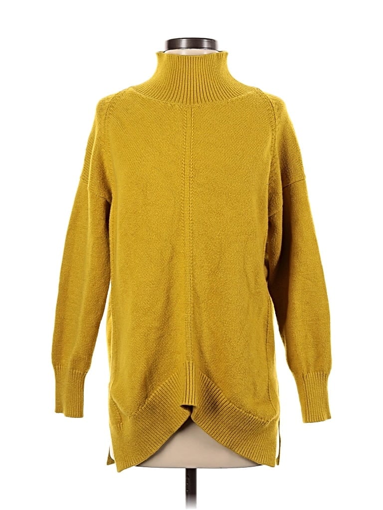 Pre-owned Maeve By Anthropologie Turtleneck Sweater In Yellow