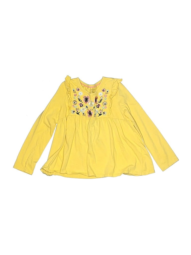 Pre-owned Tommy Bahama Kids' Long Sleeve Blouse In Yellow