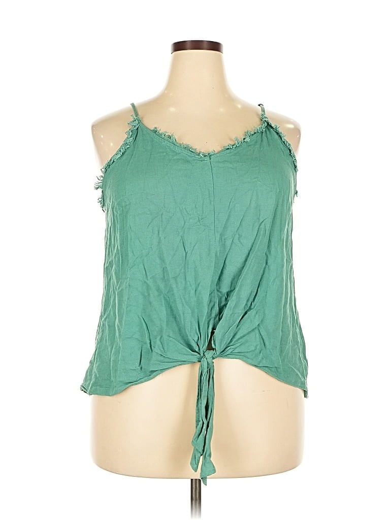 UMGEE Pre-owned Sleeveless Blouse In Green