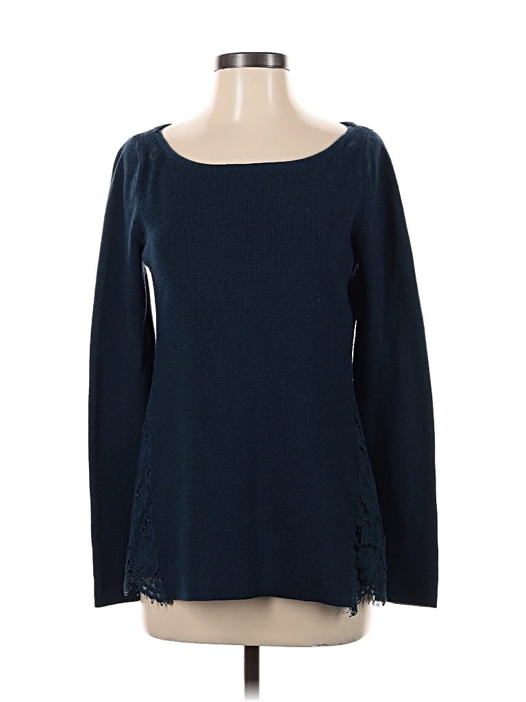 Pre-owned White House Black Market Pullover Sweater In Blue