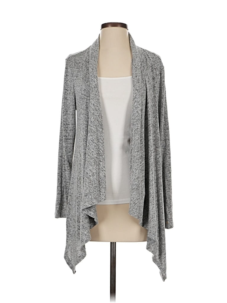 Pre-owned Bobeau Cardigan Sweater In Gray