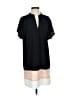 BCBGMAXAZRIA 100% Polyester Color Block Black Casual Dress Size S - photo 1
