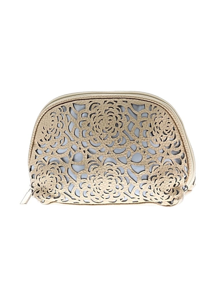 Pre-owned Unbranded Makeup Bag In Gold