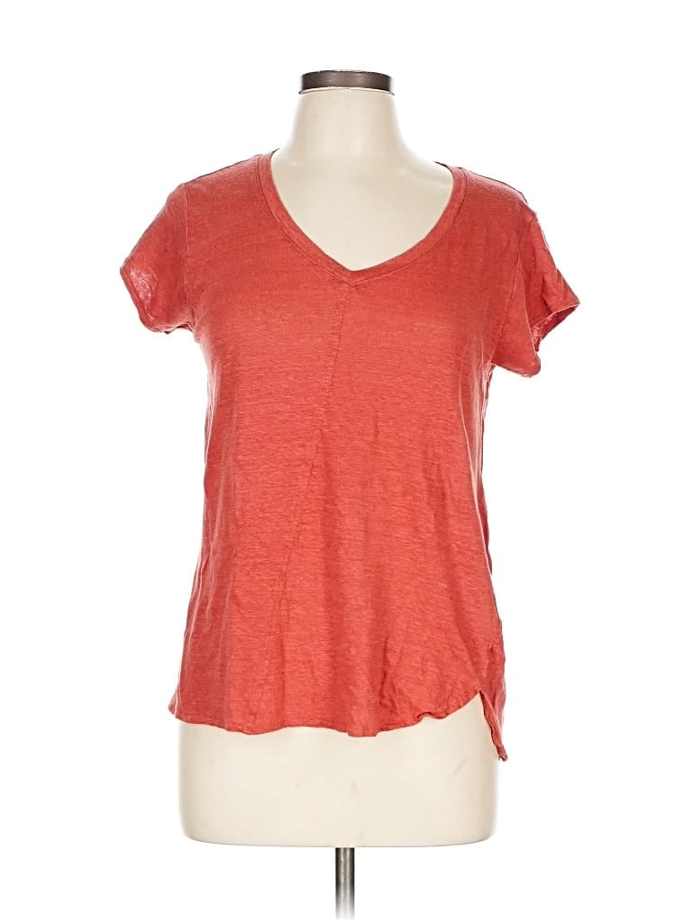Pre-owned Tahari Short Sleeve T-shirt In Red