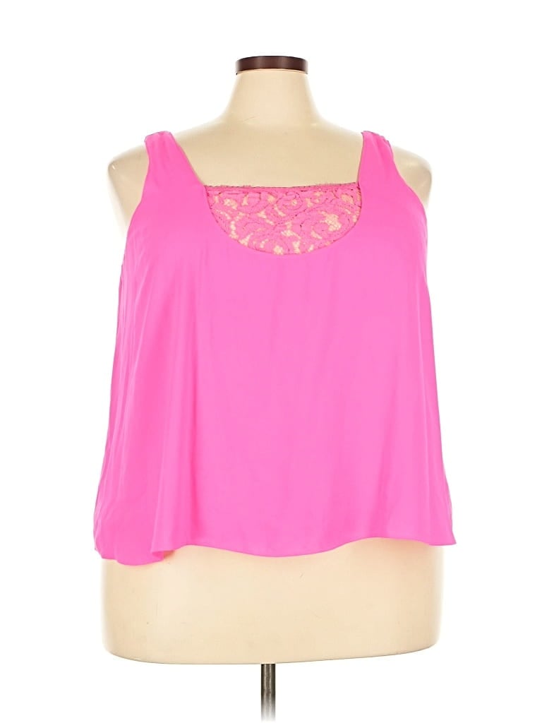 Pre-owned Rachel Rachel Roy Sleeveless Blouse In Pink