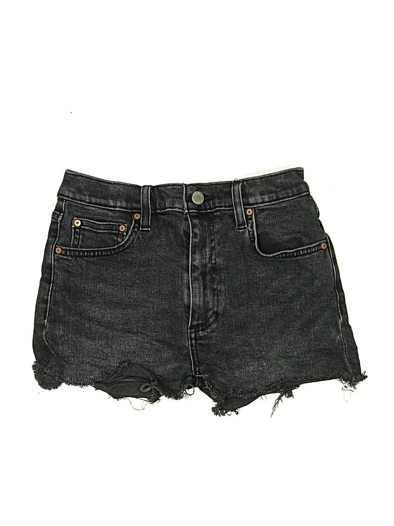Pre-owned Denim Forum Denim Shorts In Black