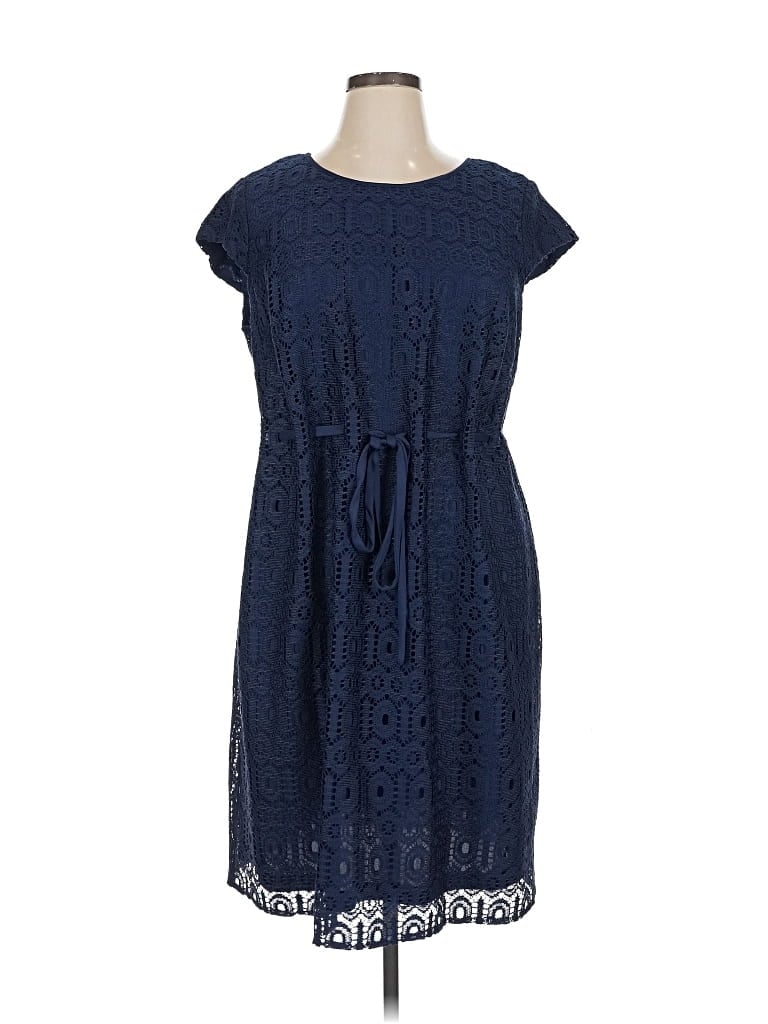 Pre-owned R&k Casual Dress In Blue