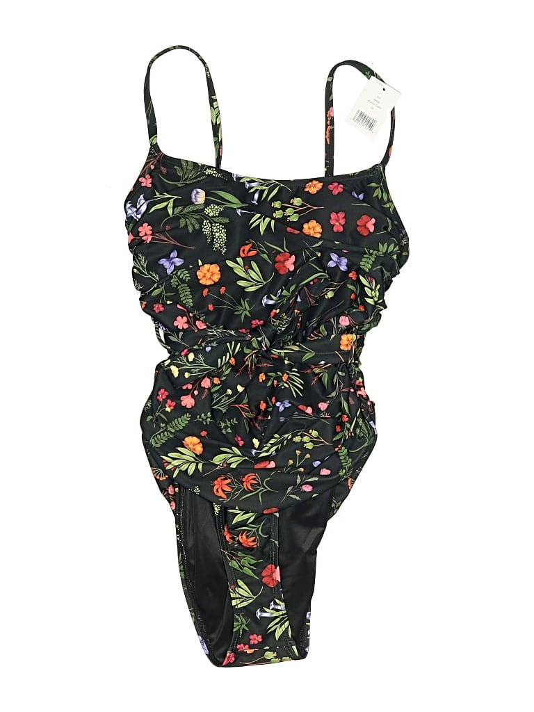 Pre-owned Hutch One Piece Swimsuit In Black