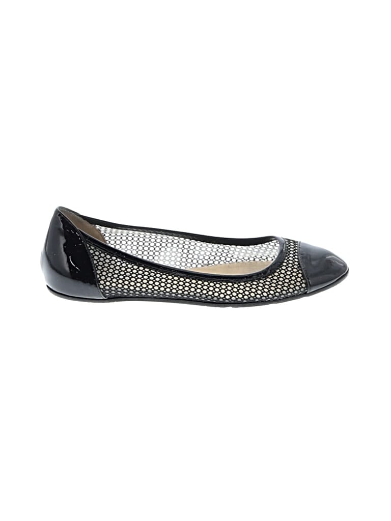 Pre-owned Oscar De La Renta Flats In Black