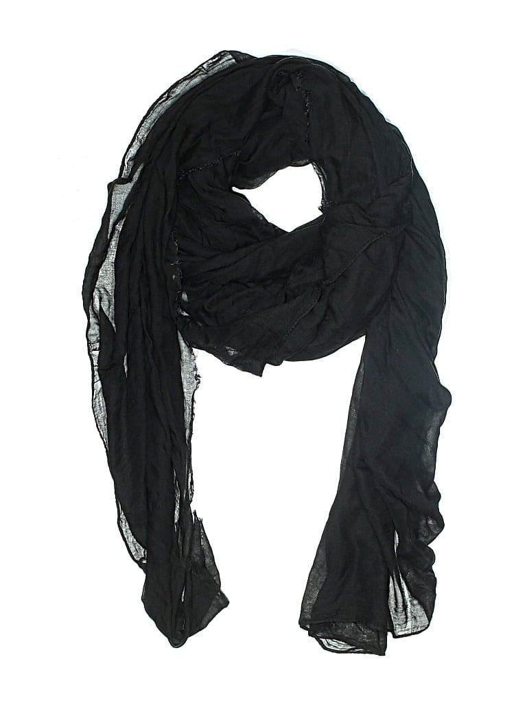 Pre-owned Scoop Scarf In Black