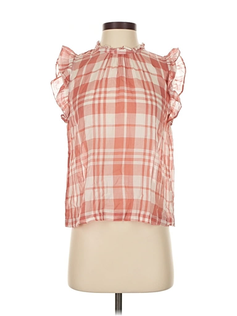 Pre-owned Isabella Sinclair Sleeveless Blouse In Orange