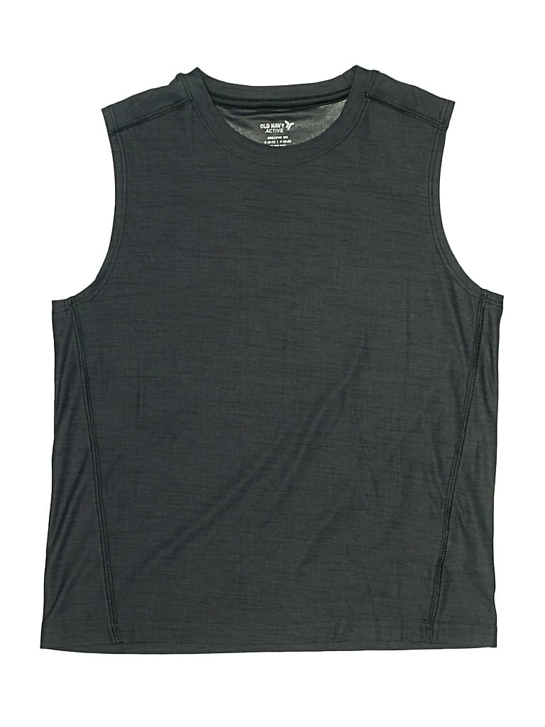Pre-owned Active By Old Navy Kids' Sleeveless T-shirt In Gray