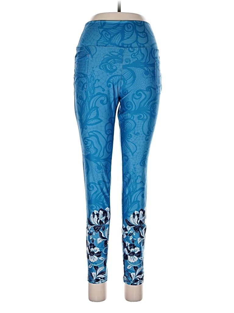 LILY BY FIRMIANA Pre-owned Leggings In Blue