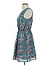 Jessica Simpson 100% Polyester Paisley Teal Casual Dress Size 4 - photo 5
