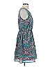 Jessica Simpson 100% Polyester Paisley Teal Casual Dress Size 4 - photo 4