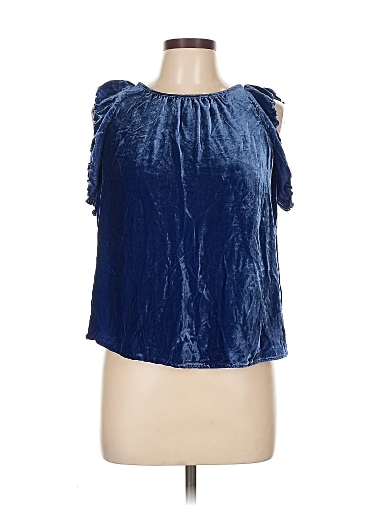 Pre-owned Gap Sleeveless Blouse In Blue