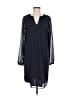 CAbi 100% Polyester Chevron-herringbone Blue Casual Dress Size M - photo 1