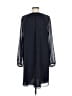 CAbi 100% Polyester Chevron-herringbone Blue Casual Dress Size M - photo 2