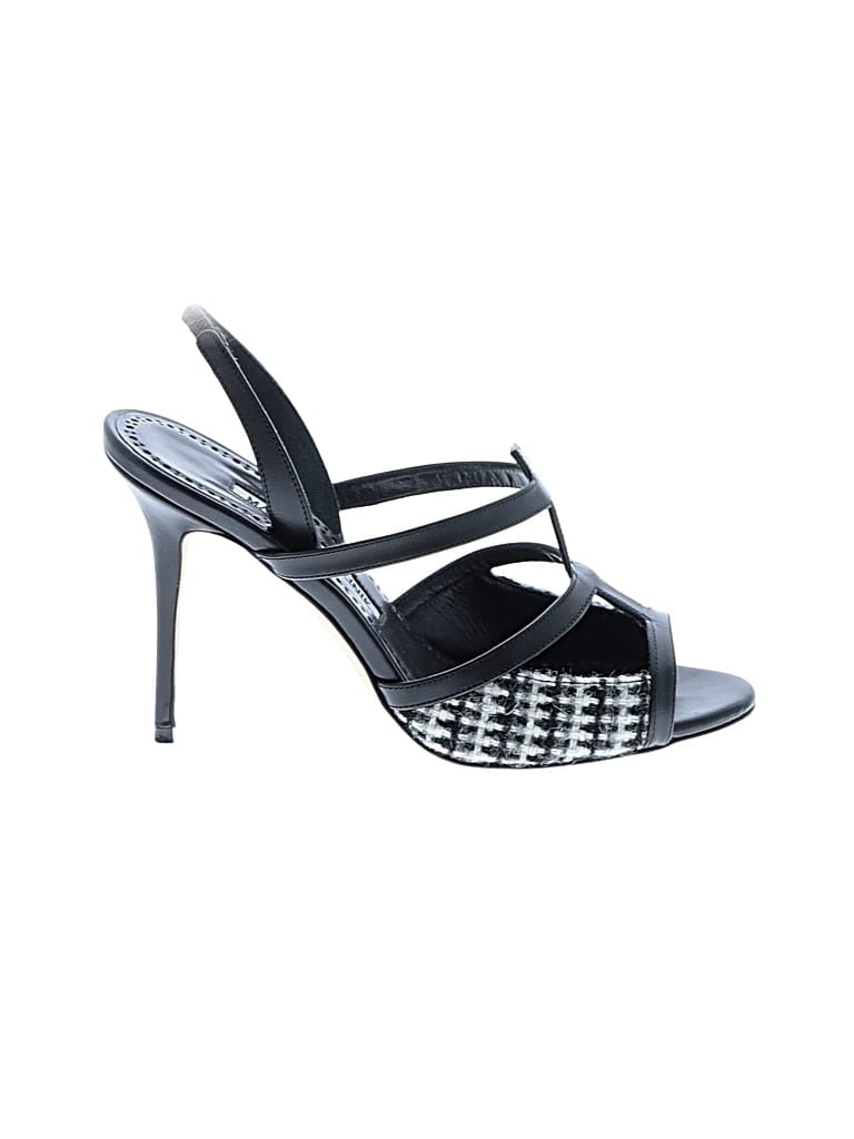 Pre-owned Manolo Blahnik Sandals In Black