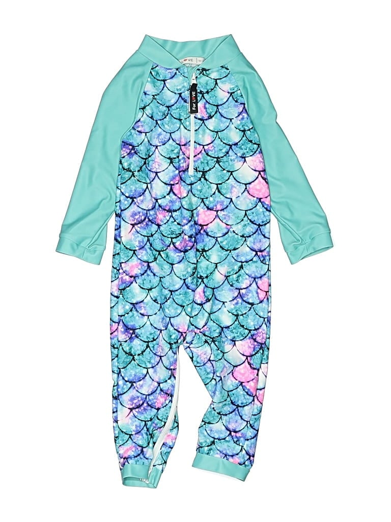 Pre-owned Assorted Brands Kids' Wetsuit In Blue