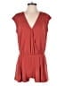 BCBGeneration Solid Red Romper Size S - photo 1