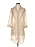 Chico's 100% Polyester Ivory 3/4 Sleeve Blouse Size S - photo 1