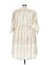 Assorted Brands 100% Polyester Ivory Casual Dress Size 3X (estimated) - photo 2