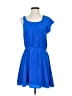 Isabel 100% Silk Solid Blue Casual Dress Size S - photo 1