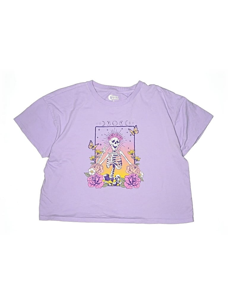 Pre-owned Sugar & Jade Kids' Short Sleeve T-shirt In Purple
