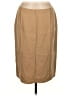 Charles Nolan 100% Wool Solid Tan Wool Skirt Size 8 - photo 1
