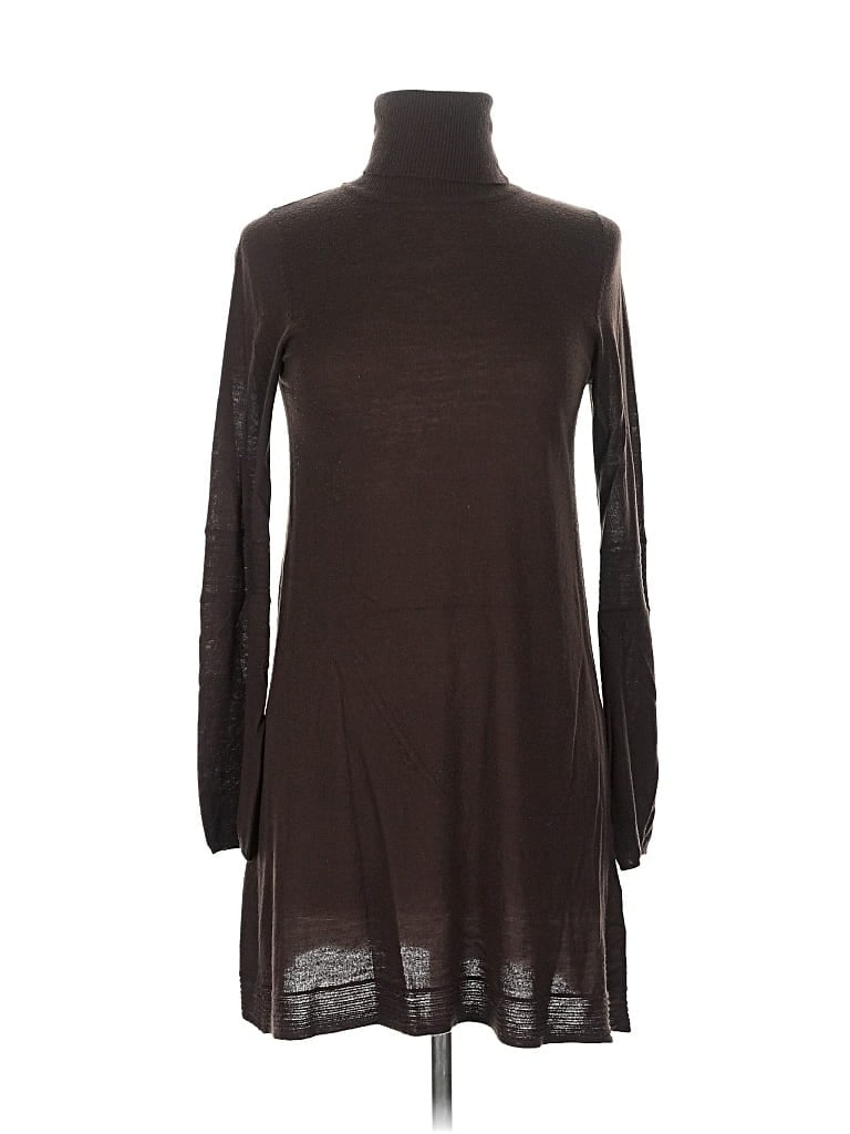 Pre-owned Zara Basic Casual Dress In Brown