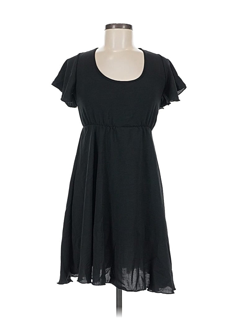 Pre-owned See You Monday Casual Dress In Black