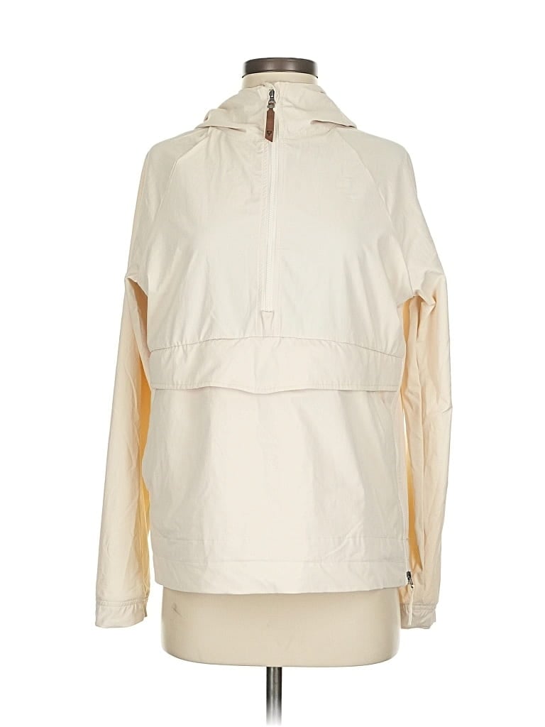 Pre-owned Liv Windbreaker Jacket In White