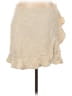 Express Tweed Ivory Casual Skirt Size L - photo 1