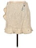 Express Tweed Ivory Casual Skirt Size L - photo 2