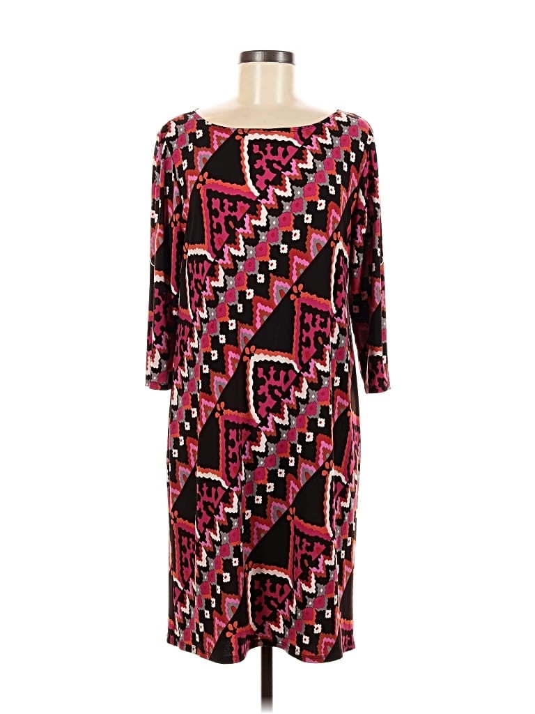 Pre-owned Tiana B Casual Dress In Burgundy