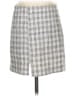 Blue Rain Houndstooth Gray Casual Skirt Size S - photo 1