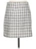 Blue Rain Houndstooth Gray Casual Skirt Size S - photo 2
