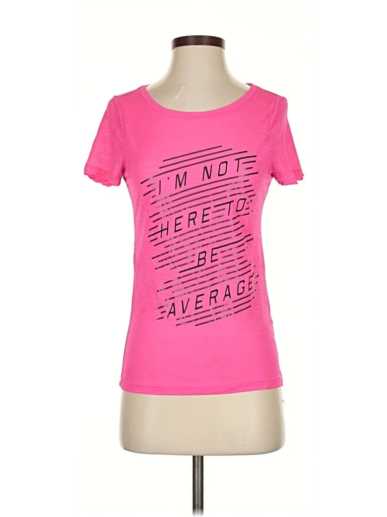 Pre-owned Live Love Dream Aeropostale Short Sleeve T-shirt In Pink