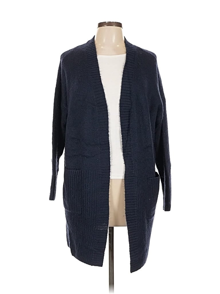 Pre-owned Calvin Klein Cardigan Sweater In Blue