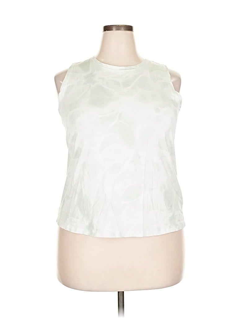 Pre-owned Calia Sleeveless Blouse In Green
