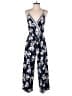 Seafolly 100% Viscose Floral Blue Jumpsuit Size S - photo 1