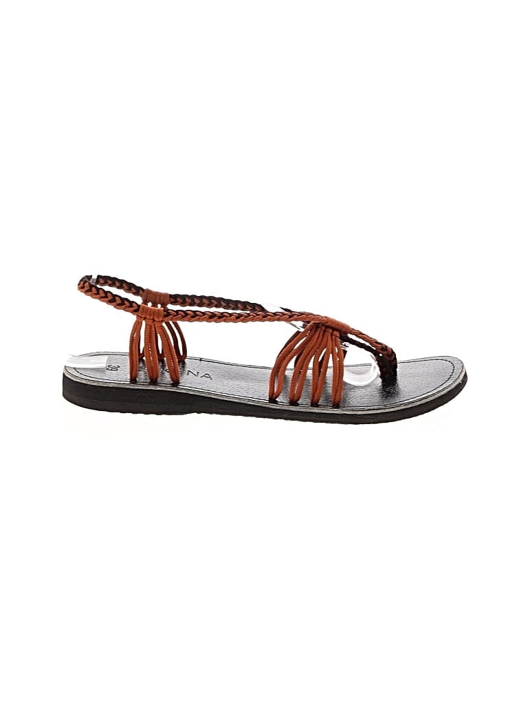 Pre-owned Assorted Brands Sandals In Brown